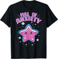 Funny Kawaii Anxietea Anime Lover K-POP Merch Tee