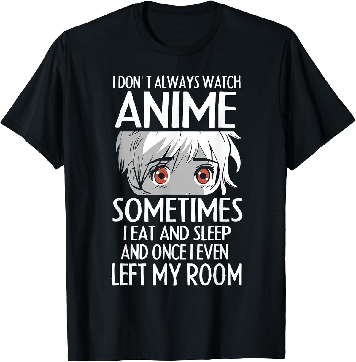 Anime Lover Merch T-Shirts For Teen Girls