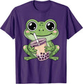 Kawaii Cute Boba Frog Strawberry Bubble Milk Tea