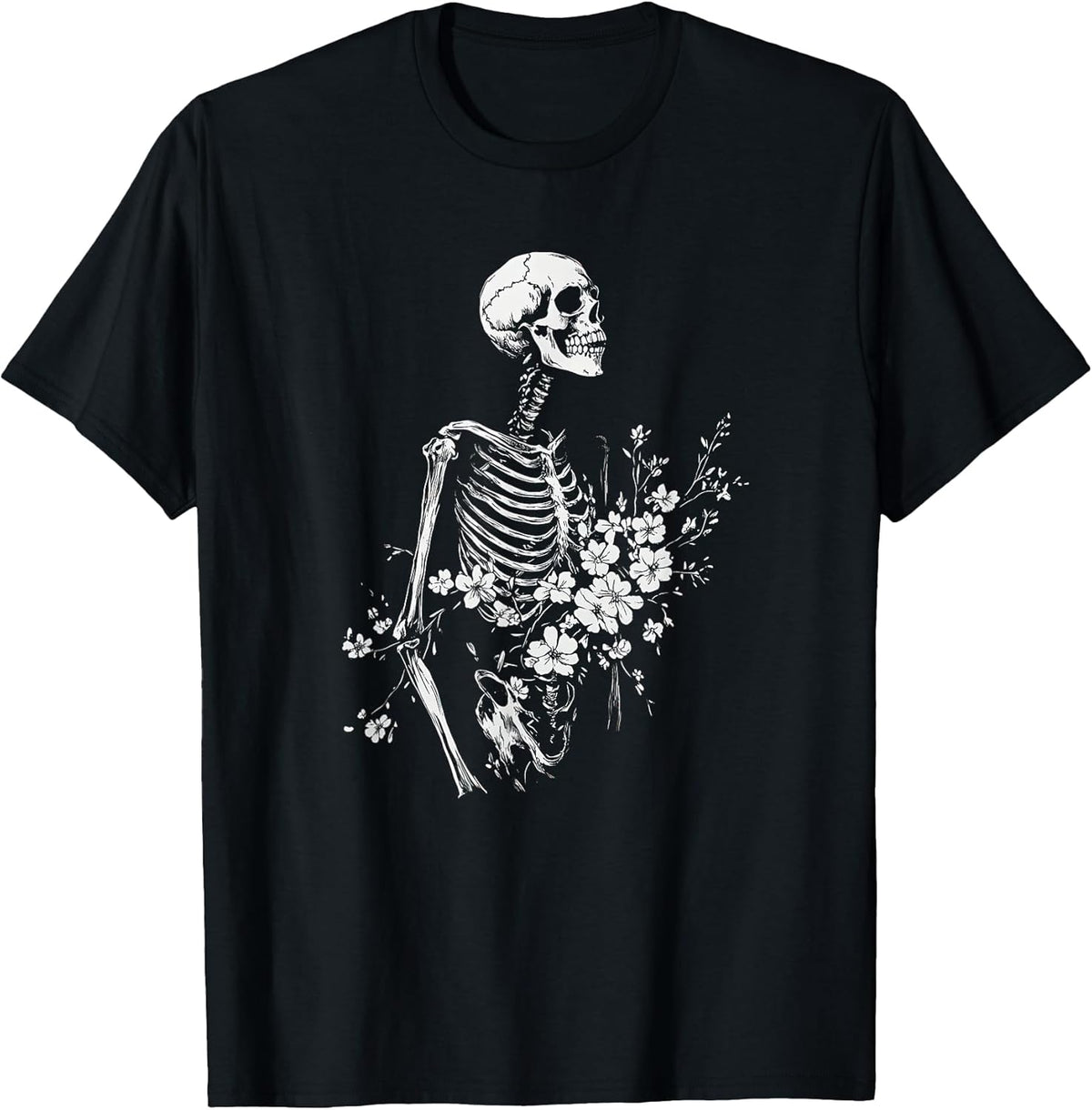 The Floral Goth Skeleton Merch