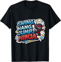 Swing Hang Jump Ninja Boys Kids Playing Merch