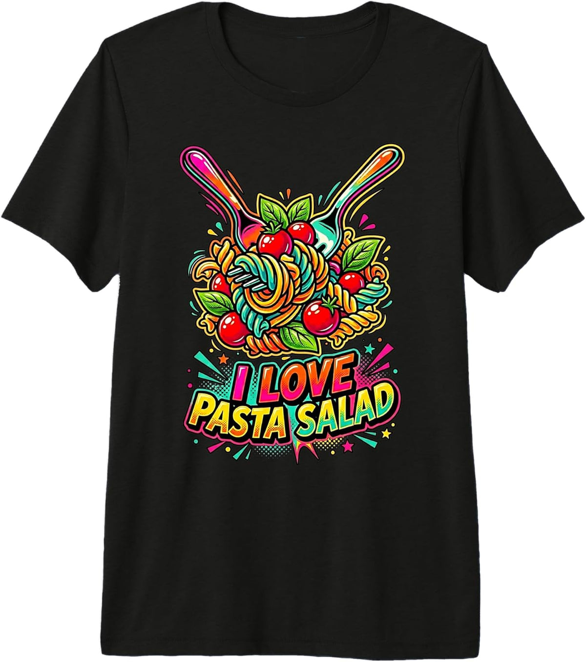Vibrant Pop Art Foodie & Pasta Apparel