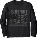 American Flag Border Patrol Support ICE Tee