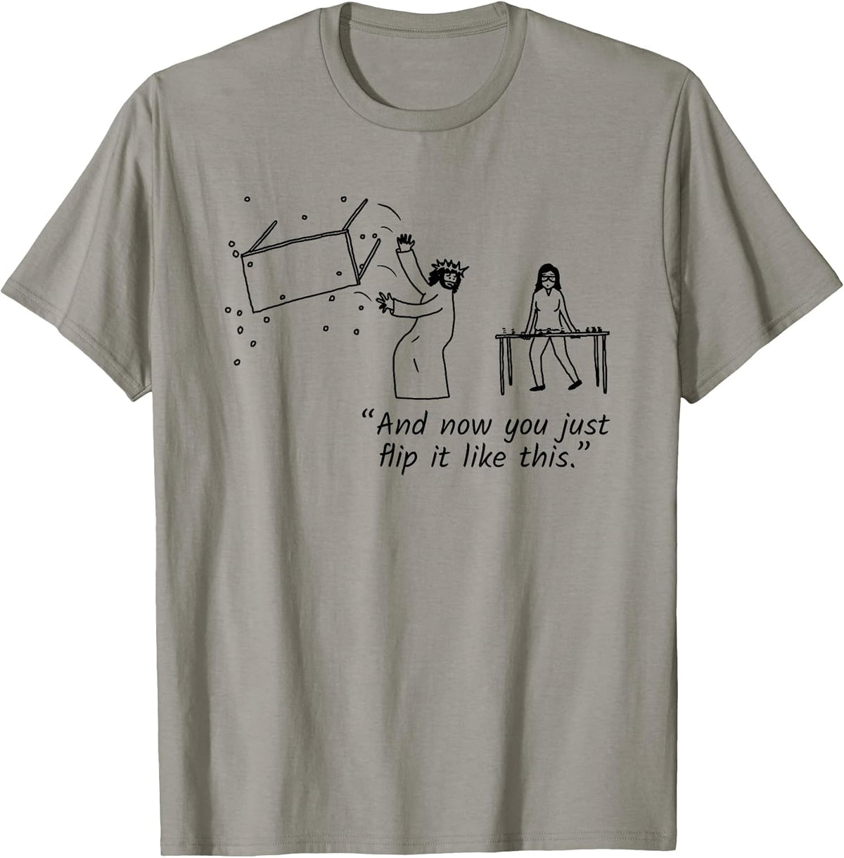 Jesus Flipping Tables And Now You Just Flip Tees