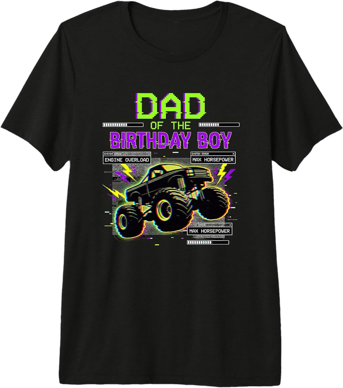 Retro Gamer Dad Lightning Engine Overload Digital