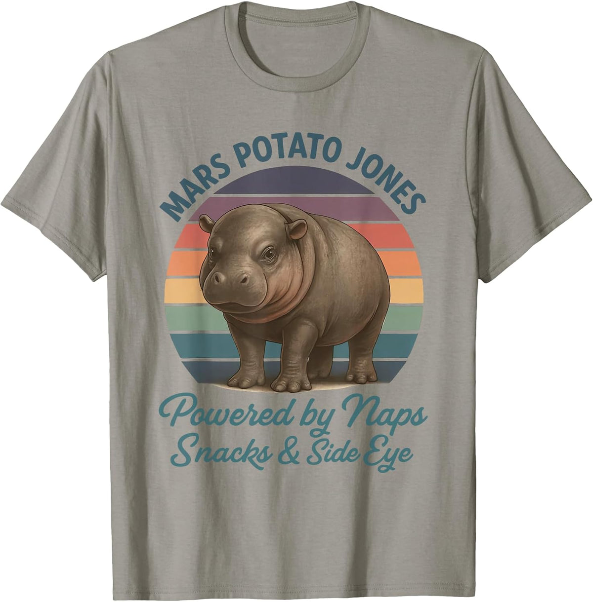 Mars Potato Jones Naps Snacks Side Eye Tee