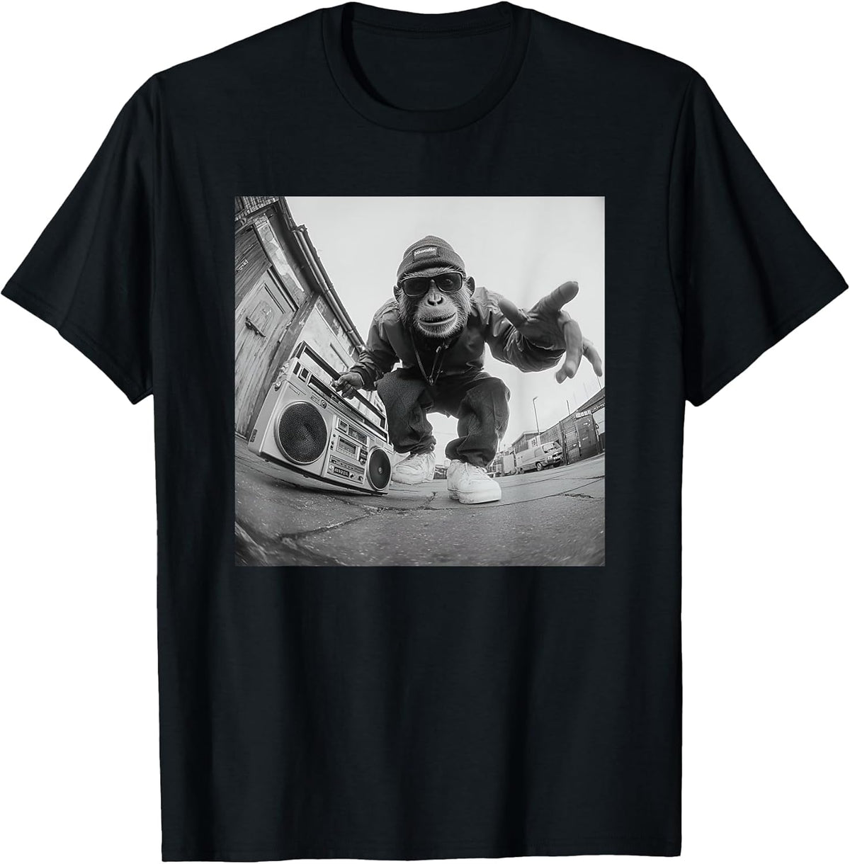 Street Photography Chimp Boombox Men Women