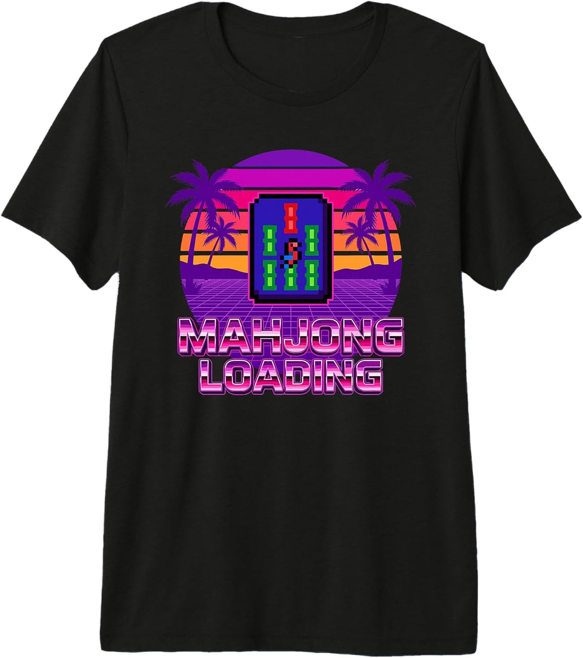 Retro Eighties Synthwave Board Gamer Apparel