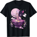 Pastel Goth Aesthetic Creepy Cat Japanese Anime