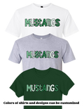 Mixed Letter Custom Mascot School Spirit Shirt