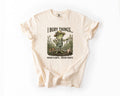 I Bury Things T-Shirt  Funny Gardening Frog Shirt