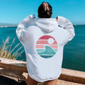 Circle Striped Wave Hoodie | Beach | Sizes S-2XL