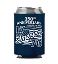 250th Anniversary Blue Koozie - 4697