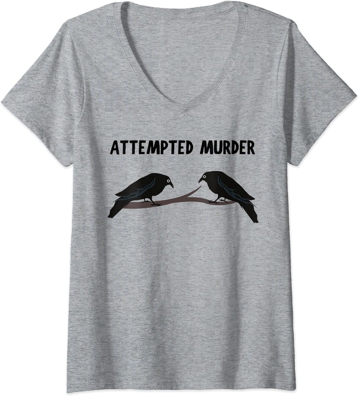 Attempted Murder Of Crows Funny Birdwatcher Pun