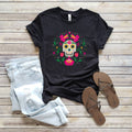 Floral Day of the Dead Tee | Halloween | Sizes XS-2XL