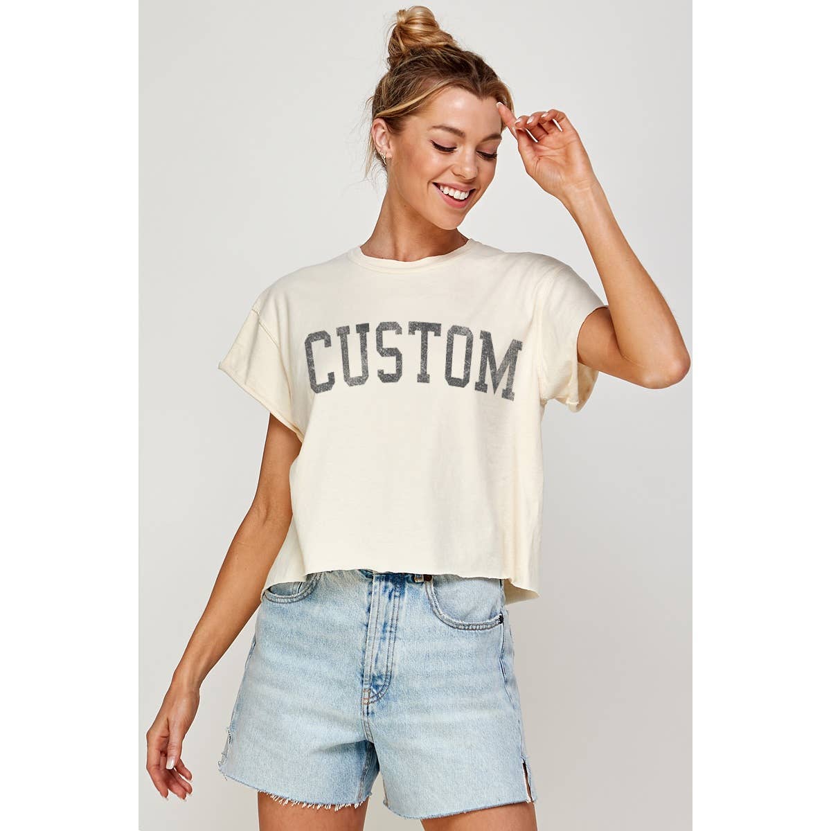 Custom  Vintage Graphic Crop Top