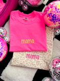 Mama Embroidered Tee | Minimalist Mom Shirt | Trendy Motherh