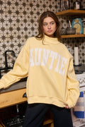 IT2594E-AUNTIE | 'auntie' Embroidered Applique Sweatshirt