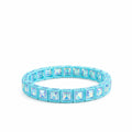 BR-RS-1002 Lt Blue Rhinestone Bracelet