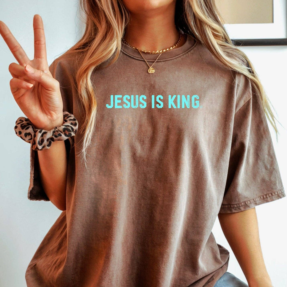Jesus Is King Christian Tee