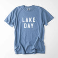 Lake Day Garment Dyed T-Shirt, Summer Graphic Tee