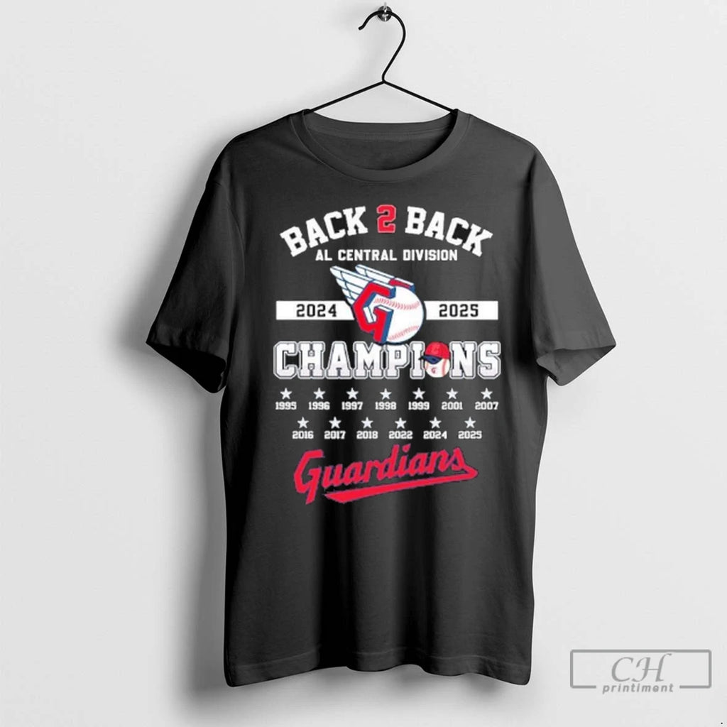 Back 2 Back Cleveland Baseball Al Central Division Champions