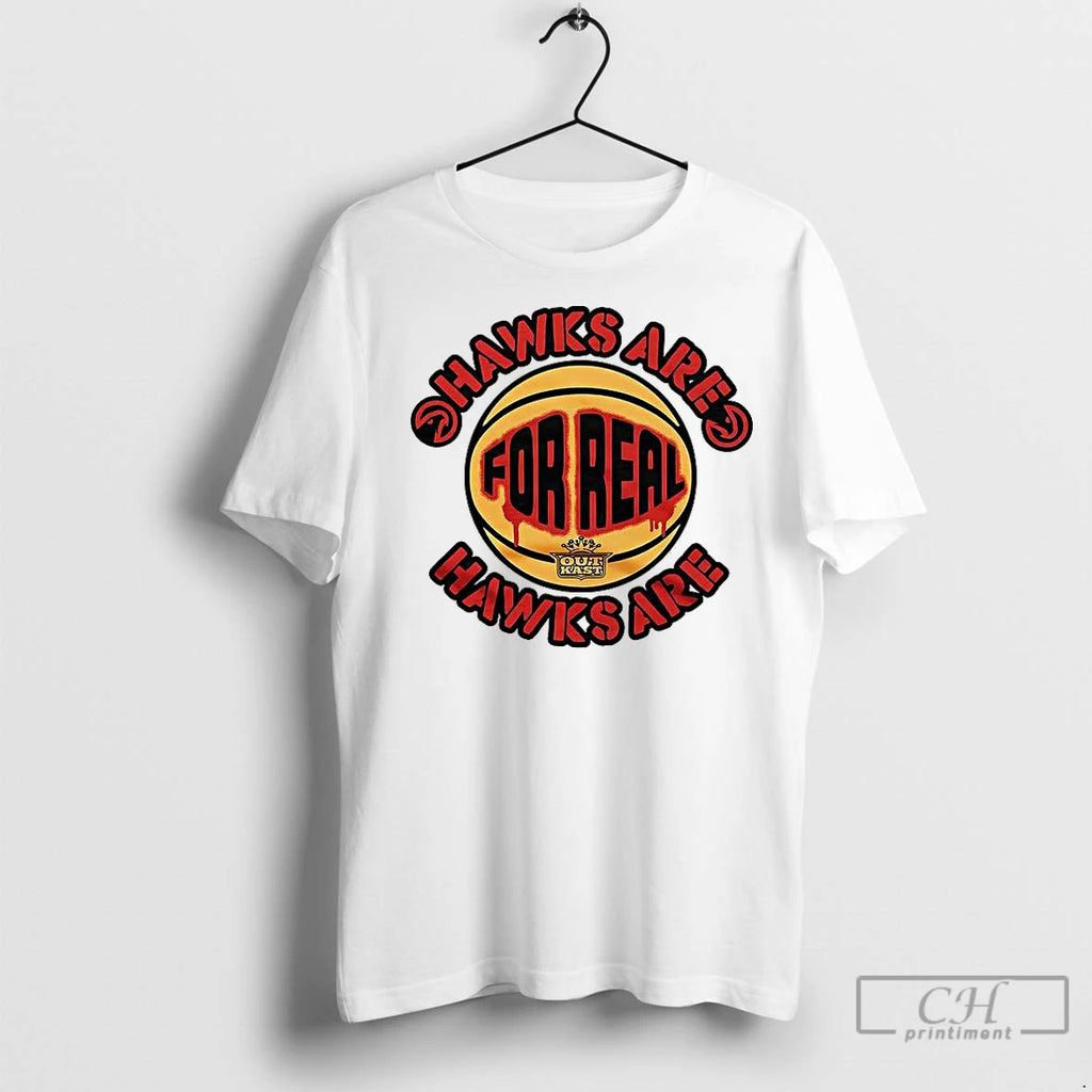 Classic Atlanta Hawks Basketball Hawks Are For Real Logo