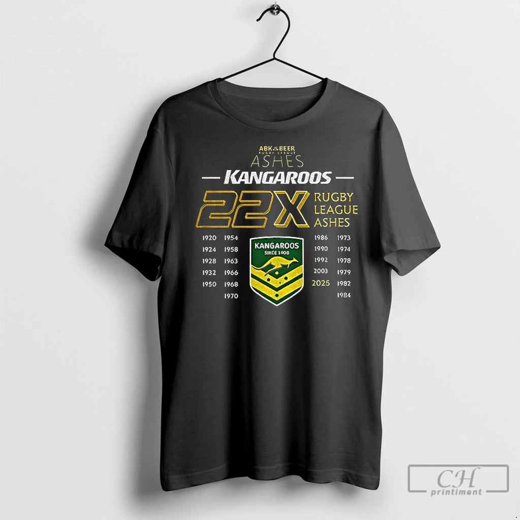 Classic Australian Kangaroos 22x Rugby League Ashes Champions 2025