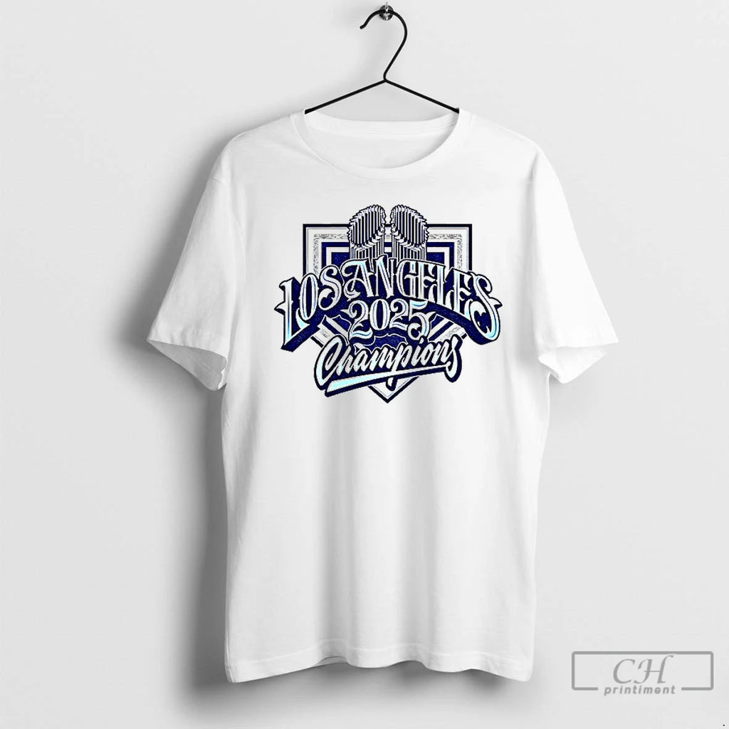Classic Back 2 Back Los Angeles Dodgers 2025 World Series Champions Mlb Trophy