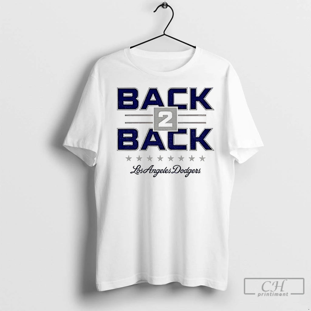 Classic Back 2 Back Los Angeles Dodgers Champions Mlb World Series