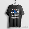 Classic Back 2 Back Los Angeles Dodgers World Series Champions 2 Sided Shirt Sweater