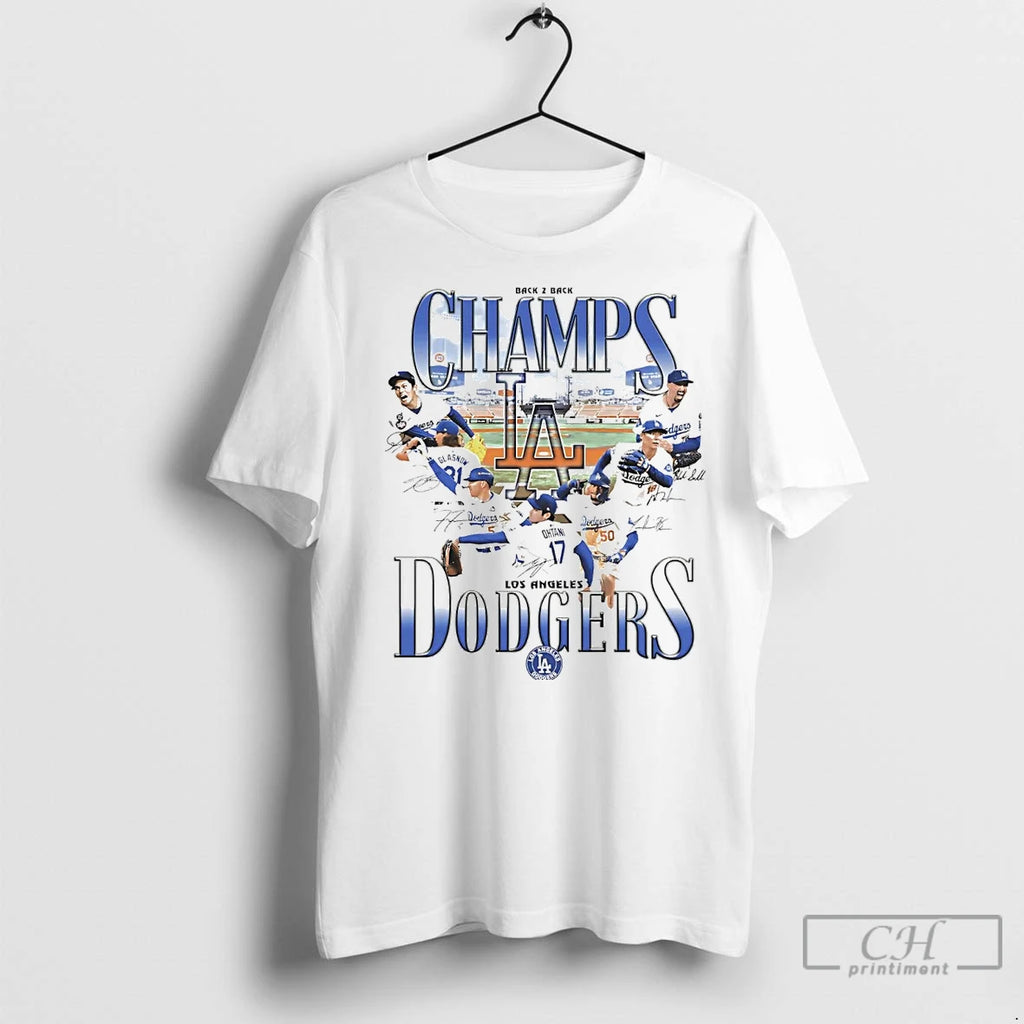 Classic Back To Back 2025 Champs Los Angeles Dodgers