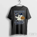 Classic Blue October Seattle Mariners Halloween Ghost T Shirts