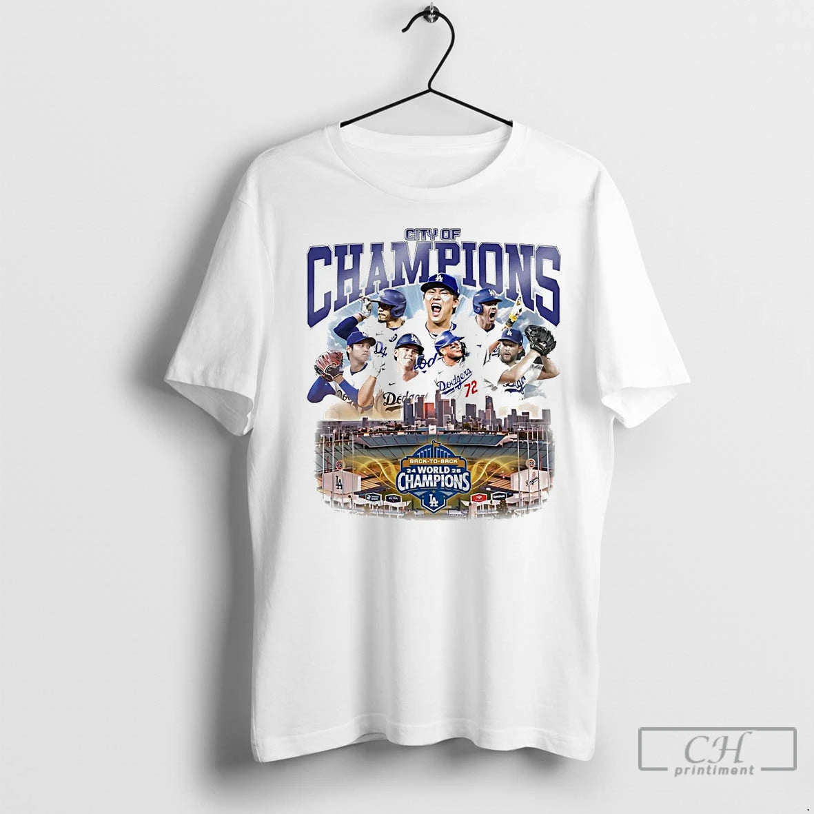 Classic City Of Champions La Dodgers 2025 World Champions
