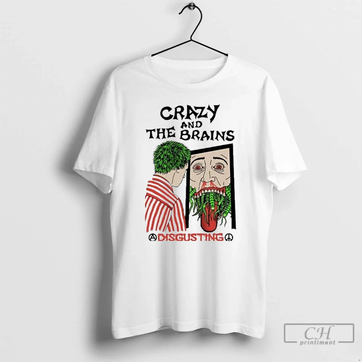 Classic Crazy And The Brains X Death Traitors Disgusting T Shirts