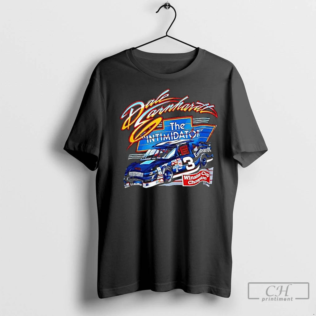Classic Dale Earnhardt Sr 3 Nascar Winston Cup Champion The Intimidator Graphic