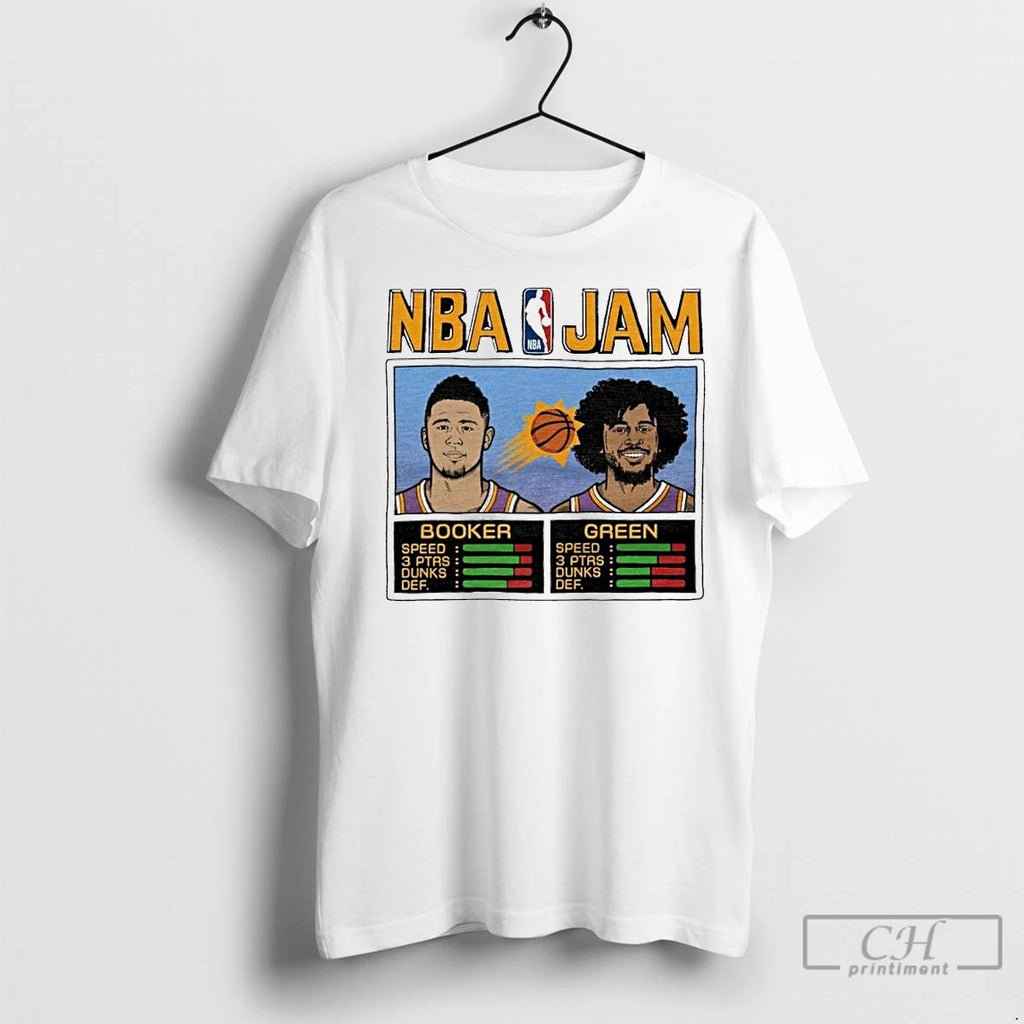 Classic Devin Booker And Draymond Green Phoenix Suns Nba Jam Ornaments