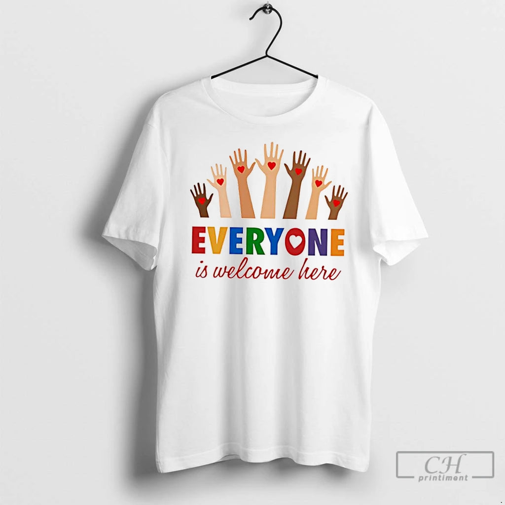 Classic Everyone Is Welcome Here Lover Hands
