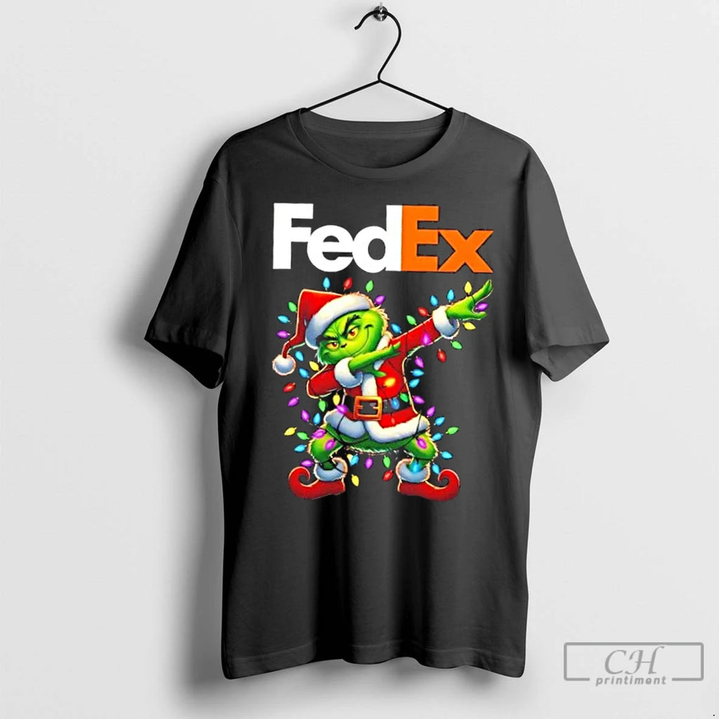 Classic Fedex X Grinch Dabbing Merry Christmas