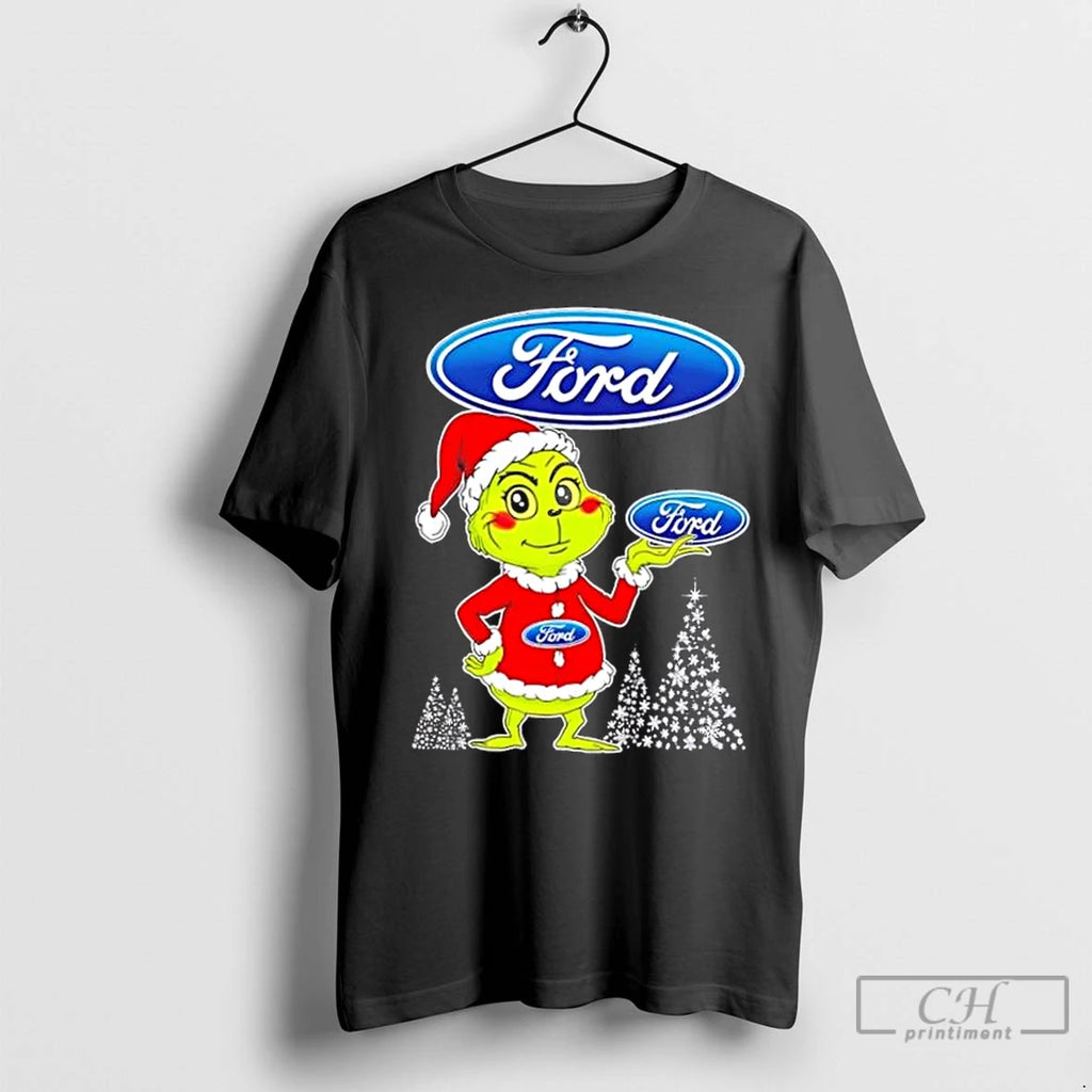 Classic Ford And Grinchmas Christmas Tree