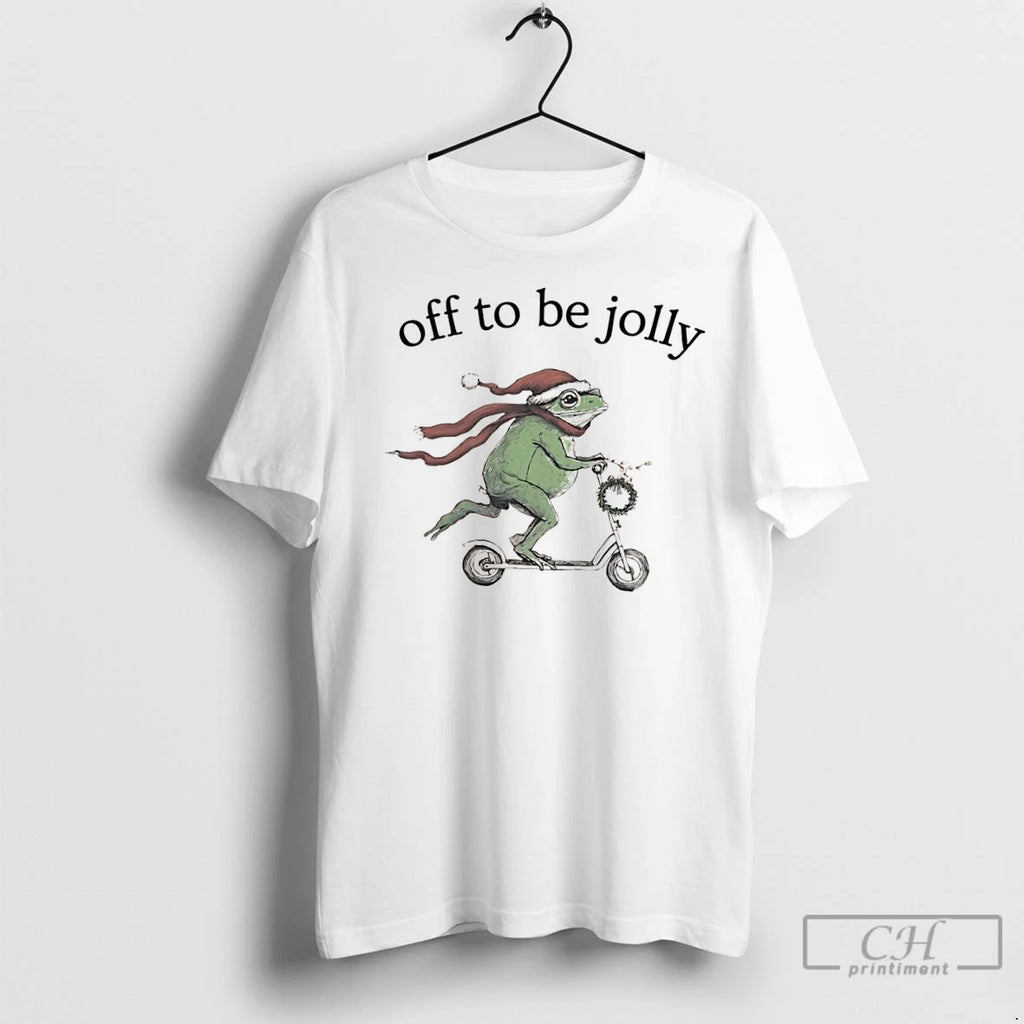 Classic Frog Scooter Off To Be Jolly Christmas