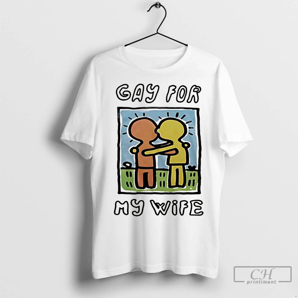 Classic Gay For My Wife Retro Graphic