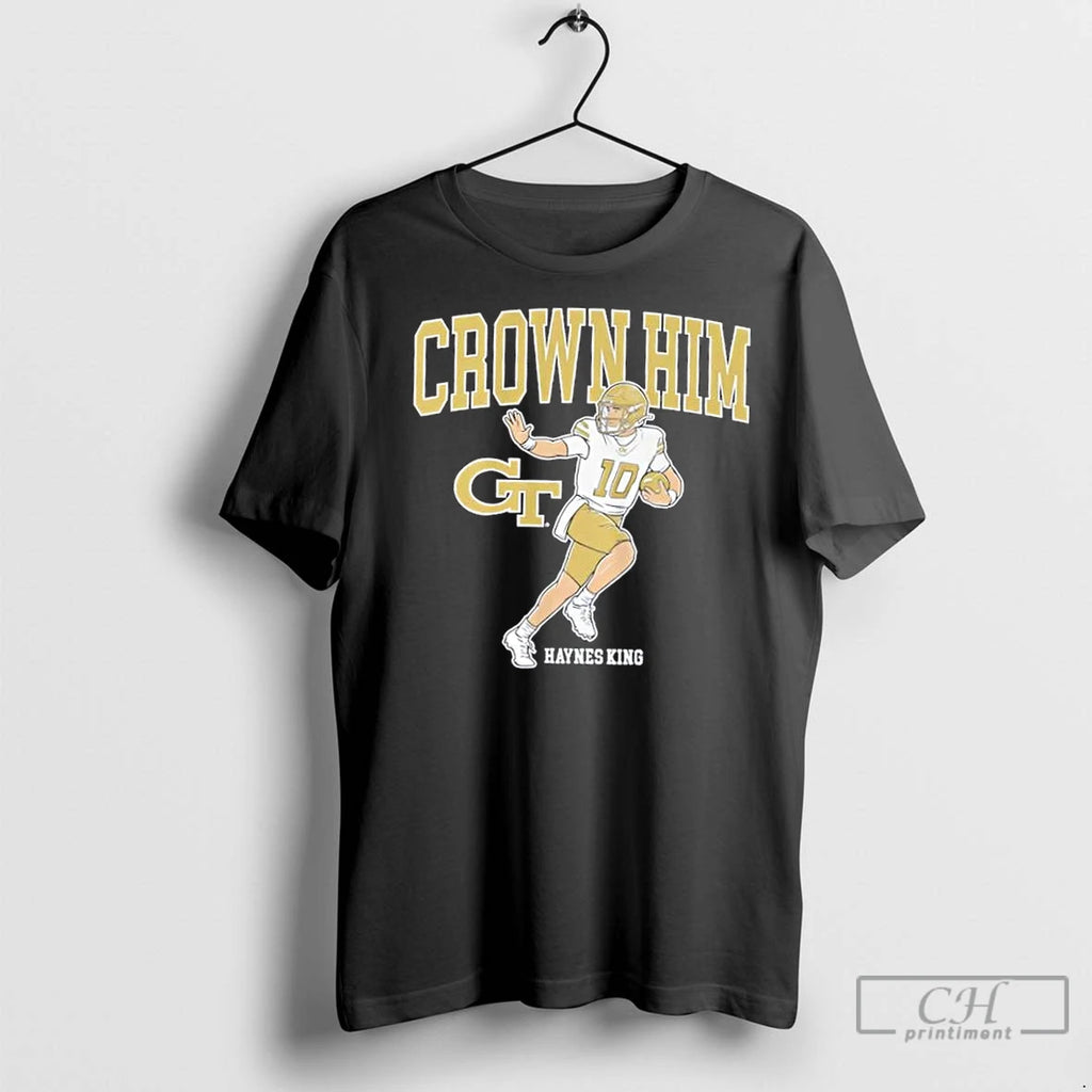 Classic Georgia Tech Football Haynes King Crown Him