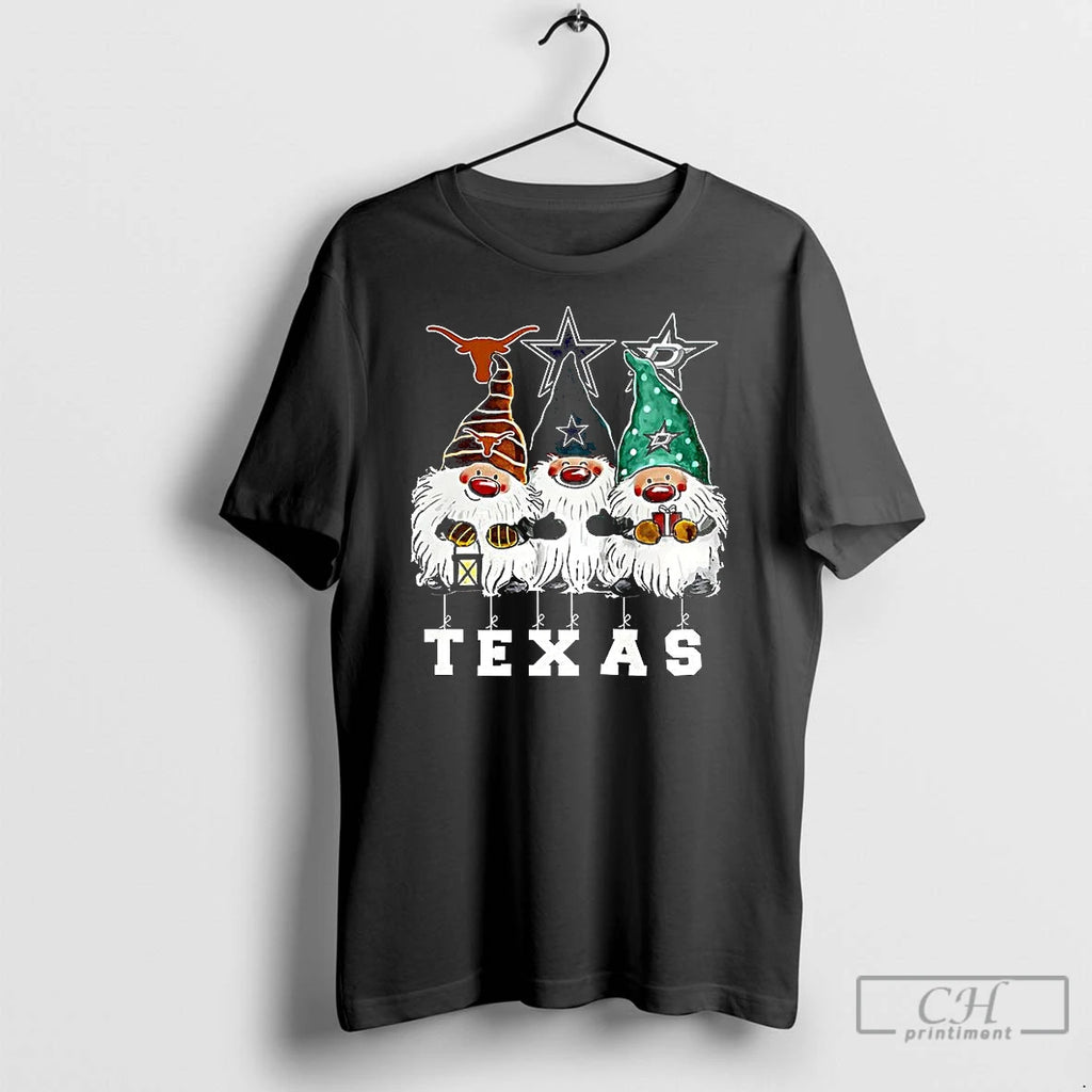 Classic Gnome Texas Seahawks Dallas Cowboys Dallas Stars Christmas