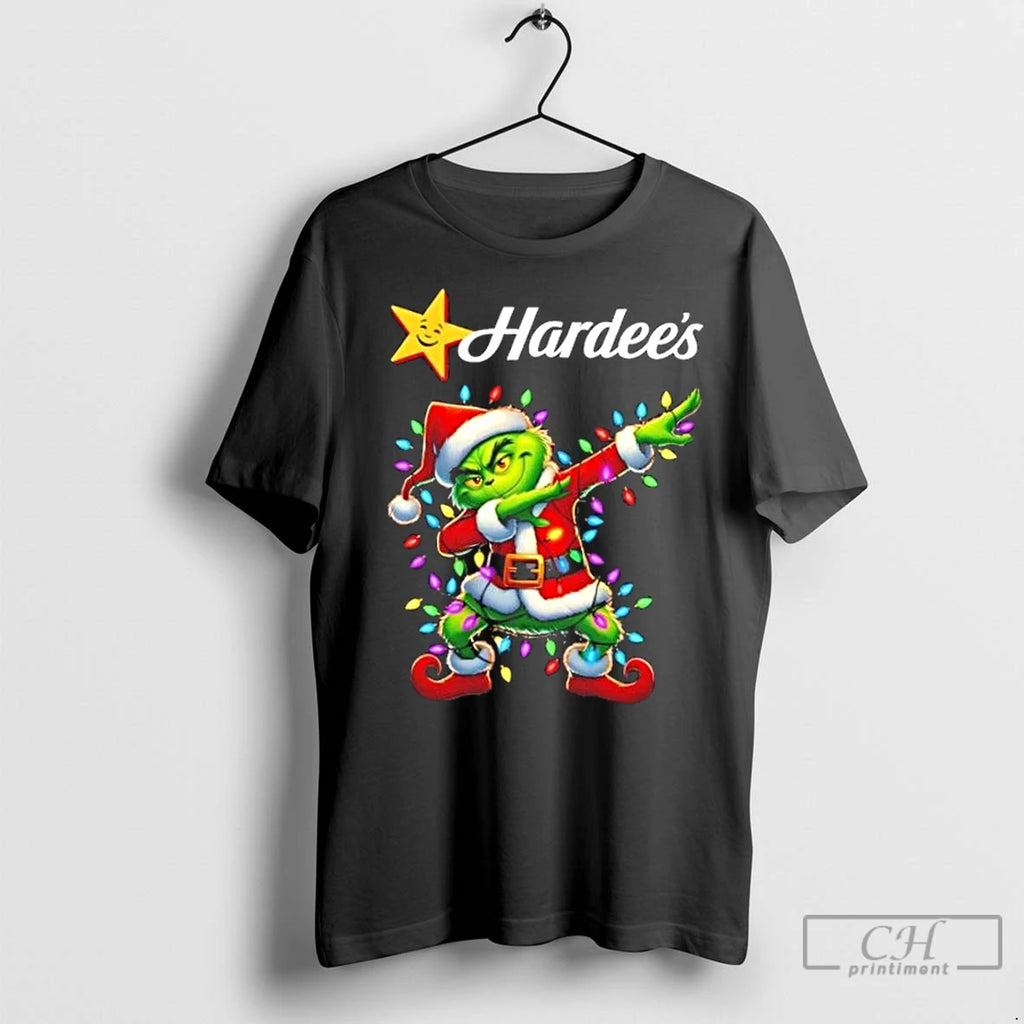 Classic Hardees X Grinch Dabbing Merry Christmas
