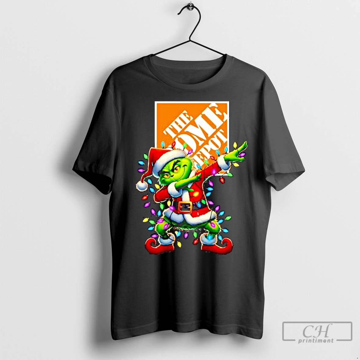 Classic Home Depot X Grinch Dabbing Merry Christmas Ornaments