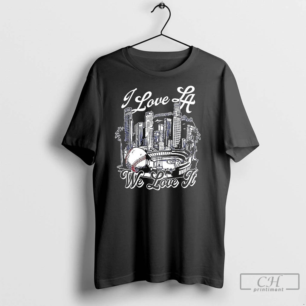 Classic I Love Los Angeles Dodgers We Love It
