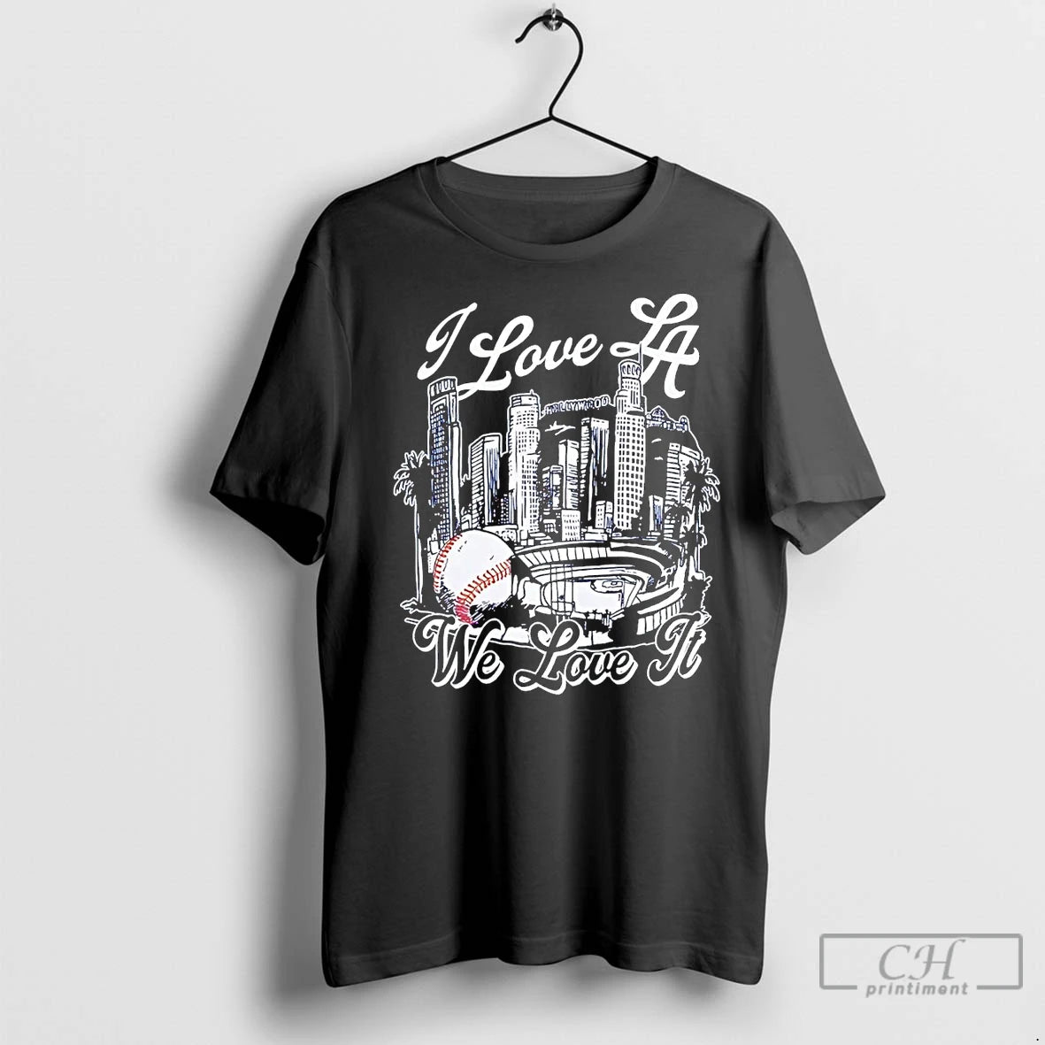 Classic I Love La Dodgers We Love It Skyline
