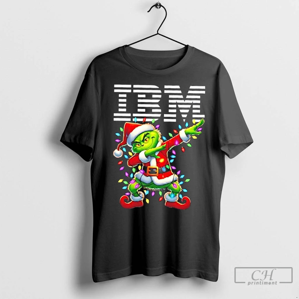 Classic Ibm X Grinch Dabbing Merry Christmas