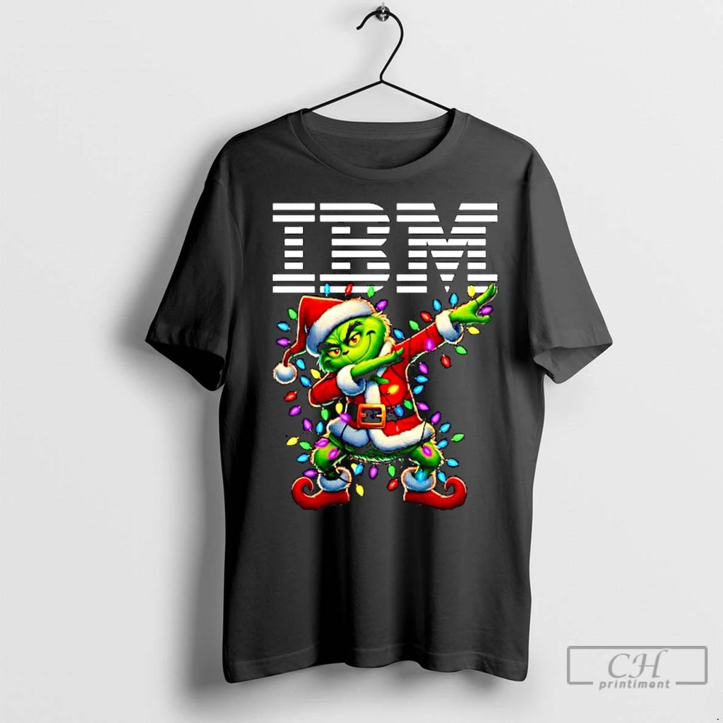 Classic Ibm X Grinch Dabbing Merry Christmas Ornaments